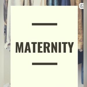 Bundle of 7 Old Navy and target Women's maternity basic capsule tops size Mand L